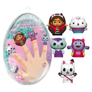 Imagem de Dedoches De Brinquedo Casa Da Gabby Fantoche De Dedo Modelos Em Vinil 