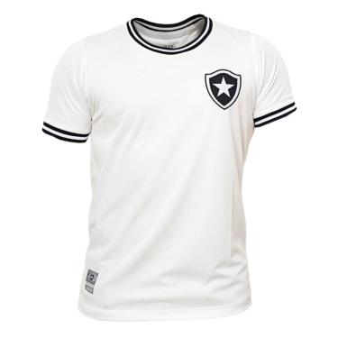 Imagem de Camisa Botafogo Jacquard Branca - Masculino-Masculino