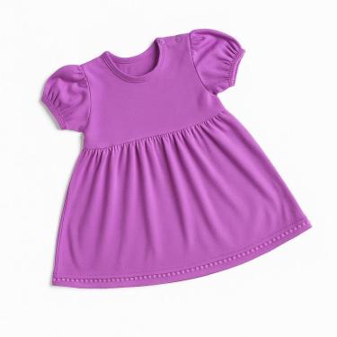 Imagem de Vestido para criança Infantil Lilás Evasê Manga Princesa-Feminino