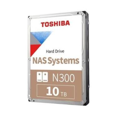Imagem de HD Interno Toshiba N300, NAS, 10TB, 3.5', Cache 512MB, 7200RPM, SATA - HDWG71AXZSTA-Unissex