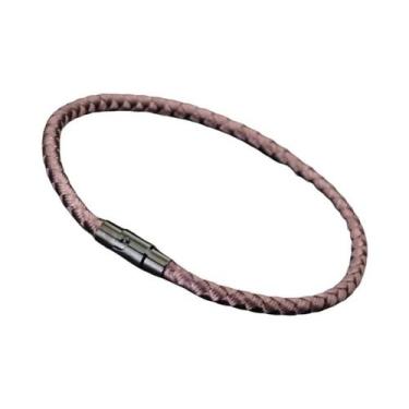 Imagem de Pulseira Masculina De Corda Com Fivela Magnética De Segurança Dupla, E