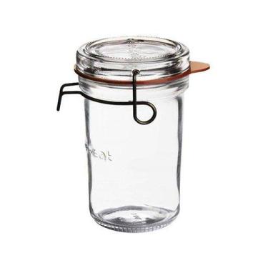 Imagem de Pote de Vidro Hermético Luigi Bormioli - com Tampa Cilíndrico 350ml Lo