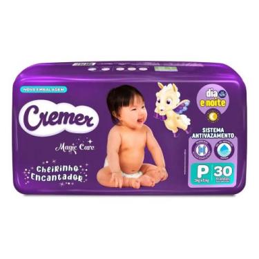 Imagem de Fralda Descartável Cremer Magic Care P 30 Unidades Proteção