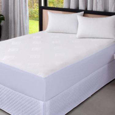Imagem de Protetor de Colchão Impermeável Jaqueline P.U. Queen 1 Peça 100% Polié