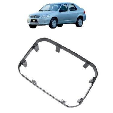 Imagem de Aro Base Interno Console Alavanca Câmbio Manual Prisma Joy Lt 2006 Á 2