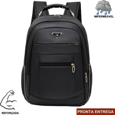 Imagem de Kit 2 Mochilas para Viagem OEM Modelo 01 com Cabo Impermeável Reforçada 40x30x25 cm Pre...