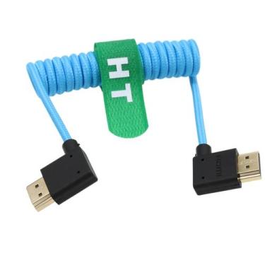 Imagem de Cabo HDMI 2.1 HangtOn Ângulo Direito Esquerdo 8K 30p 4K 120Hz 60p