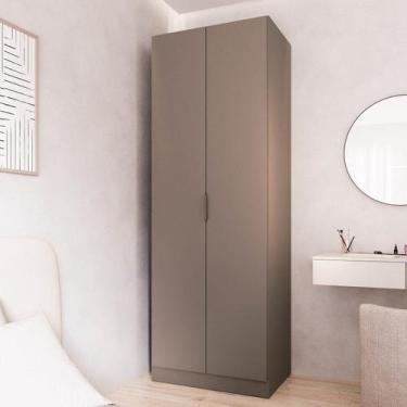 Imagem de Guarda Roupa Modulado 100% Mdf 2 Portas Orion Cabecasa Madeiraoriginal