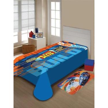 Imagem de Cobertor Solteiro Hot Wheels Jolitex 1,50x2,00