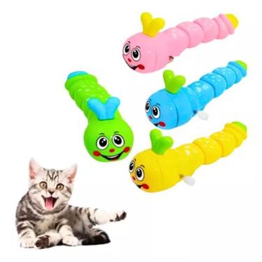 Imagem de Brinquedo Para Gato Perseguição Movimento Pet Interativo - YUE, Azul