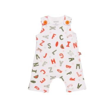 Imagem de Macacão Infantil Bebe Tam P ao GG Estampas Exclusivas - Nido, Letrinha