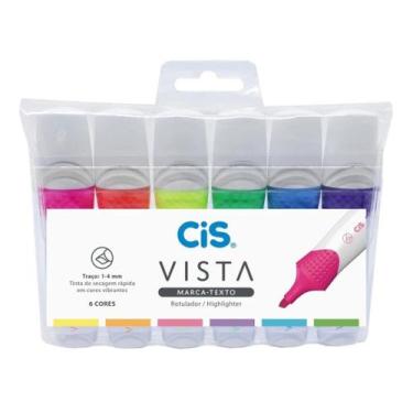 Imagem de Marca Texto Cis Vista com 6 Cores Vibrantes 1- 4mm