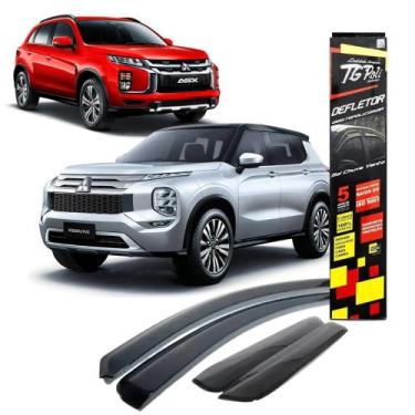 Imagem de Calha de Chuva Defletor Inteiriça ASX 2010 a 2020 Outlander 2020 a 202