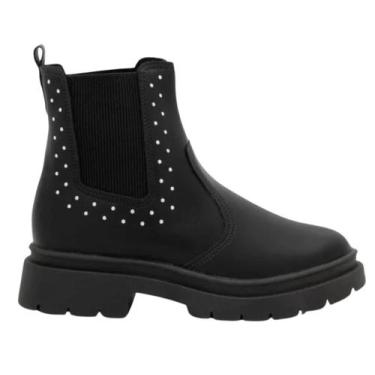 Imagem de Bota Infantil Menina Elastico Plataforma Molekinha 2182110, Preto, 26