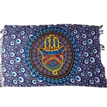 Imagem de Canga Estampada De Poliéster Mandala Indiana - Cod. 28 - Aleci Fashion
