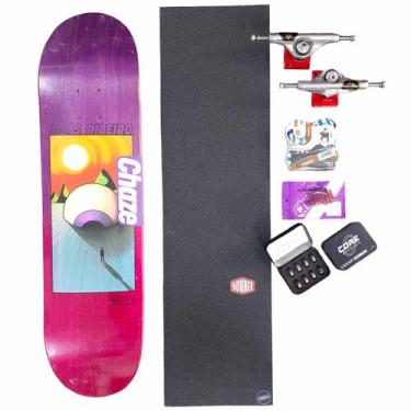 Imagem de Skate Completo PRO Shape CHAZE Maple 8.0, 8.0, Púrpura