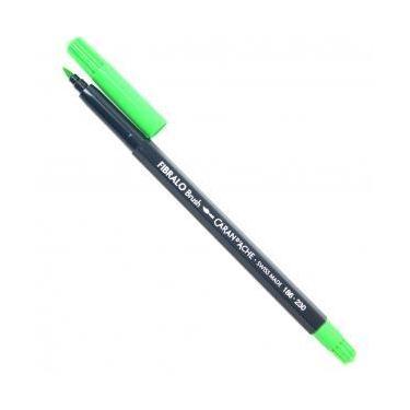 Imagem de Caneta Aquarelável Caran d'Ache Fibralo Brush 230 Verde Claro - caran 