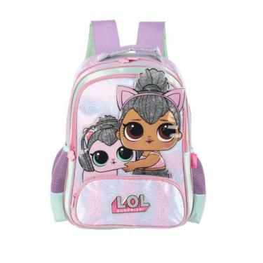 Imagem de Mochila Costas Escolar Infantil Lol Luxcel IS41191LO, Violeta