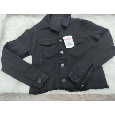 Imagem de Jaqueta Feminina Jeans Preta Tam M - Stillger 