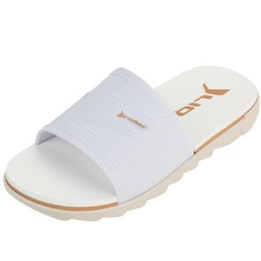 Imagem de Chinelo Masculino Slide Conforto Fácil Calce Casual Rider, Bege, Preto