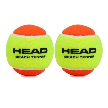 Imagem de Bola Bolinha Head Beach Tennis Stage 2 ITF Pack 6 Bolas