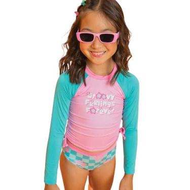 Imagem de Biquini Infanti Camiseta Malha Dry UV Infanti - Papilloo, 2 anos