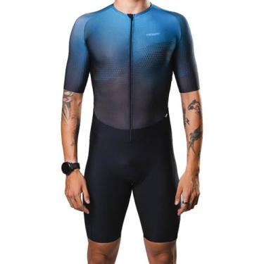 Imagem de Macaquinho Triathlon Triway Sports Concept Flow Masculino -, Azul, M