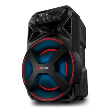 Imagem de Caixa de Som Amplificada Mondial XSound CM-300-N 300W RMS Preto Bivolt
