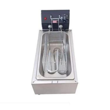 Imagem de Fritadeira elétrica 3 Litros 1 Cuba Profissional 220v - Equipe Inox, 2