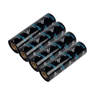 Imagem de 4 Unids. Ribbon Armor Inkanto Wax resin Apr1 Misto 110mmx74m Preto