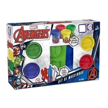 Imagem de Brinquedo Massinha De Modelar Marvel Avengers - Cotiplás 2699 - Cotipl