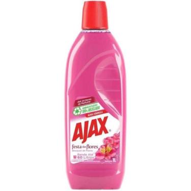 Imagem de Limpador Diluível Ajax Festa Das Flores Bouquet De Flores 1 Litro