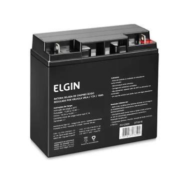 Imagem de Bateria Selada Elgin, P/ Nobreak, Vrla, 12v 18ah - 82314