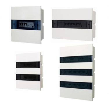 Imagem de Quadro de Distribuição 8GB1 Embutir Tampa Transparente Branco Siemens 202CM 4 Disjuntores