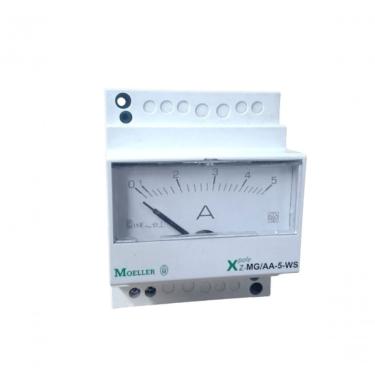 Imagem de Amperímetro Analógico Z-MG-AA-5-WS 0-600A-5A Medição Precisa Cod.248227 Eaton Moeller Bivolt