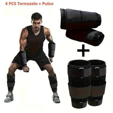 Imagem de Pesos Ajustáveis Para Tornozelos E Pulsos (4 Peças)  Treino De Fitness