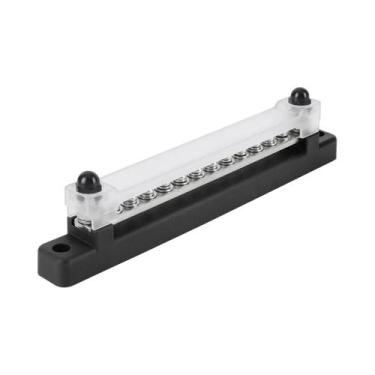 Imagem de Bloco De Distribuição De Energia Elétrica 12V 1/4 Polegada M6 150A Par