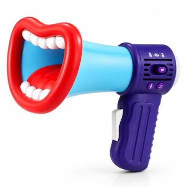 Imagem de Megafone Infantil Boca Divertida com Gravação, Loop, Modificador de Vo