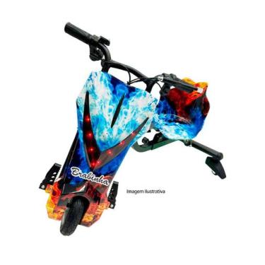 Imagem de Triciclo Elétrico Drift 350w Bluetooth 3 Velocidades Único com Amortec