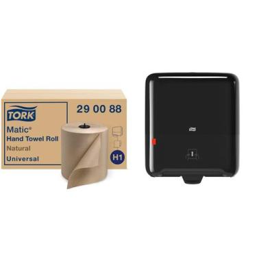 Imagem de Toalha de Papel Tork Matic H1 6 Rolos + Dispensador