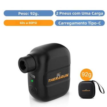 Imagem de Bomba De Ar Elétrica Portátil Recarregável Para Bicicletas 100PSI 5V T