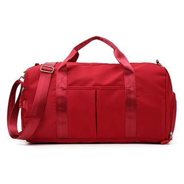 Imagem de Elonglin Bolsa Esportiva Impermeável com Alça Removível Bolsa de Treino Viagem Grande 2