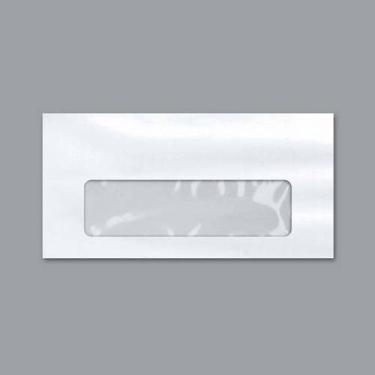 Imagem de Envelope Carta ofício Branco Com Janela 11,4 X 22,9 Cm Cof048 1000 Unidades Scrity