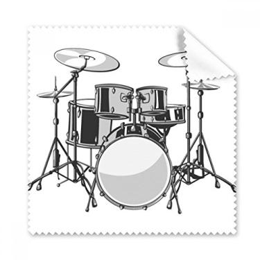 Imagem de Kit de bateria musical de música, pano de limpeza de energia, 5 peças