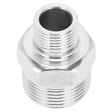 Imagem de Leftwei Adaptador de rosca romântico para dia dos namorados, conector de rosca macho de 2,54 cm, adaptador de rosca para instalação de maçaneta, para materiais de construção de gás comprimido, encanamento de ferragem