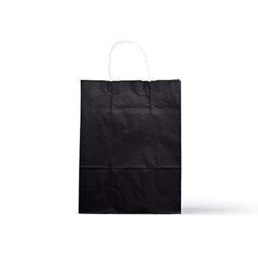 Imagem de Sacola Kraft PP 15x16x7cm Preta 50und