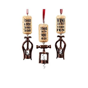 Imagem de Kurt S. Adler Ornamentos saca-rolhas, 3 sortidos