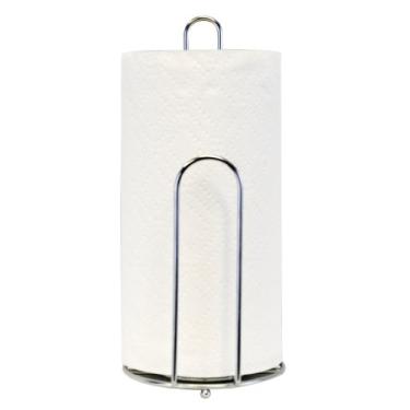 Imagem de Suporte de toalha de papel de carga rápida de metal – Suporte Southern Homewares cromado, design de fácil acesso para cozinha e bancada