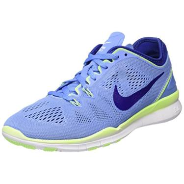 Imagem de NIKE Womens Free 5.0 TR FIT 5 Running Trainers 704674 Sneakers Shoes (4 F(M) UK, Chalk Blue deep Royal Blue 402)
