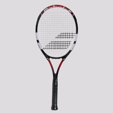 Imagem de Raquete De Tênis Babolat Falcon S Cv Preta-Verm-Bran